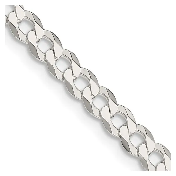 DeScenza Collection Silver Curb Link Chain DeScenza Diamonds Boston, MA