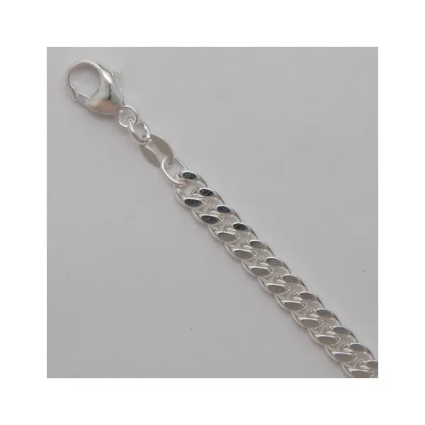 DeScenza Collection Silver Curb Chain DeScenza Diamonds Boston, MA