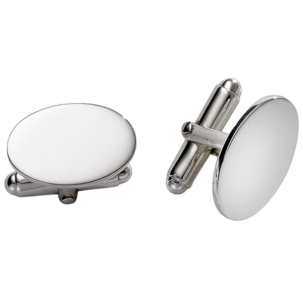 DeScenza Collection Mens Silver Cuff Links DeScenza Diamonds Boston, MA