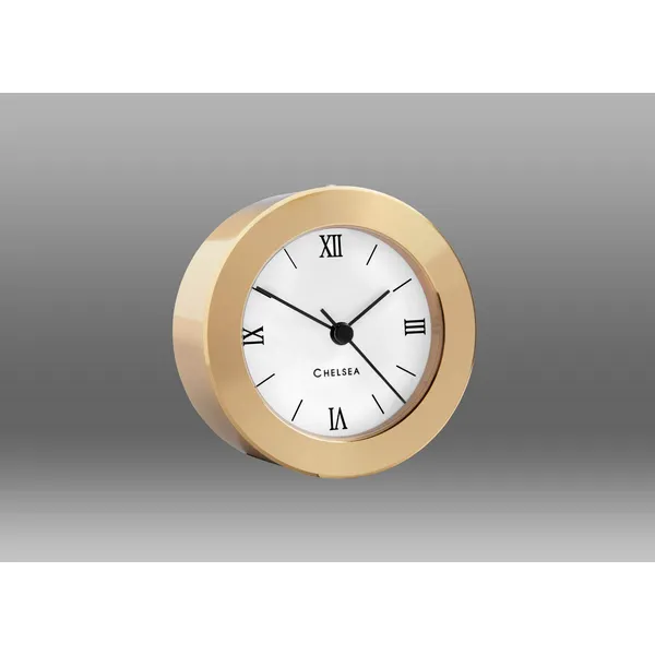 Chelsea Duxbury Desk Clock, Brass DeScenza Diamonds Boston, MA