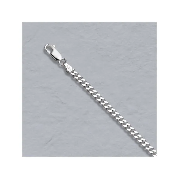 DeScenza Collection Silver Curb Link Chain DeScenza Diamonds Boston, MA