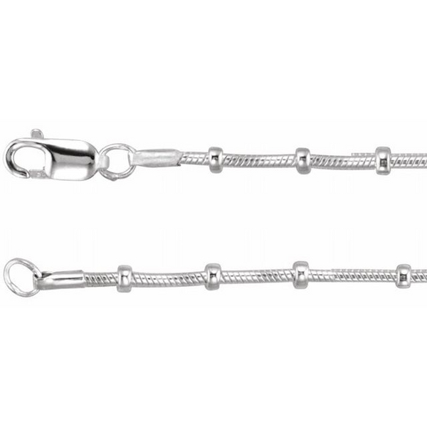 Sterling Silver Chain DeScenza Diamonds Boston, MA
