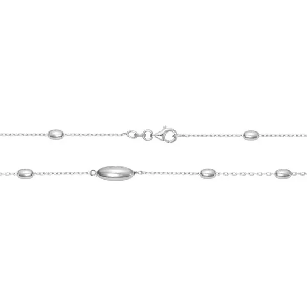 DeScenza Collection Silver Bead Necklace similar item image