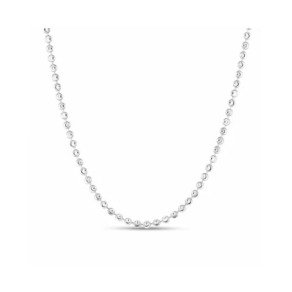 DeScenza Collection Silver Necklace DeScenza Diamonds Boston, MA