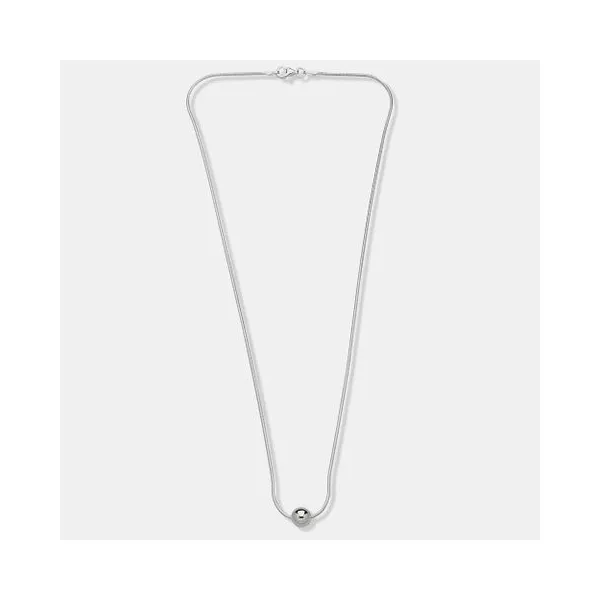 DeScenza Collection Silver Bead Necklace DeScenza Diamonds Boston, MA