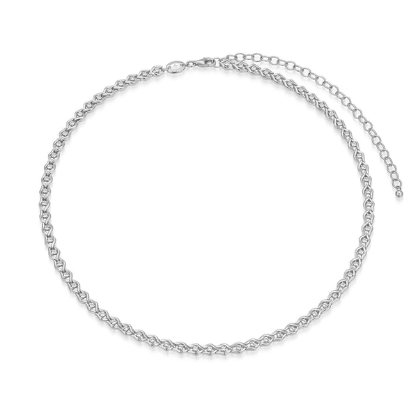 Charles Garnier White Sapphire Necklace DeScenza Diamonds Boston, MA