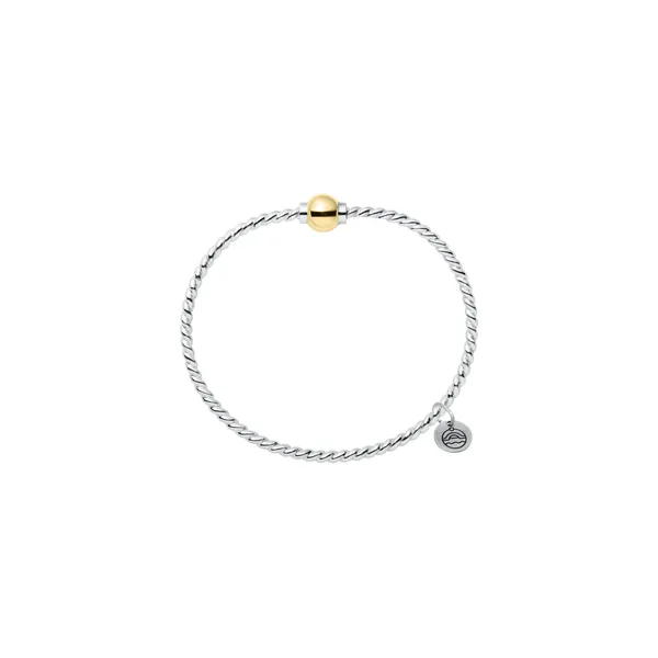 Sterling SIlver & Yellow Gold 6.5