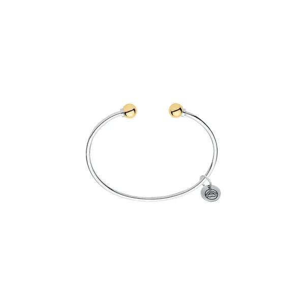 Sterling SIlver & Yellow Gold 6.5