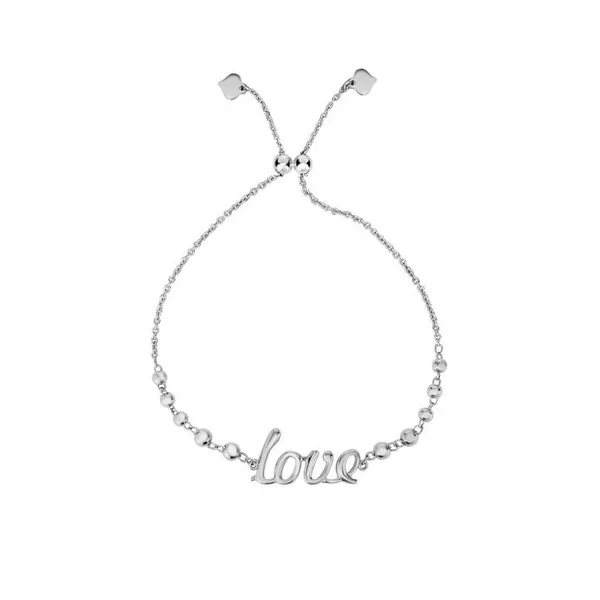 DeScenza Collection Silver Love Bracelet DeScenza Diamonds Boston, MA