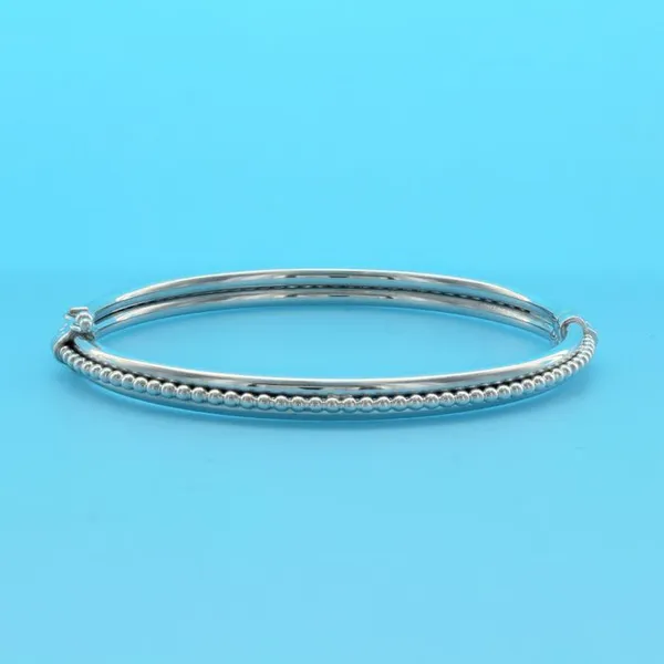Sterling Silver Bangle Bracelet DeScenza Diamonds Boston, MA