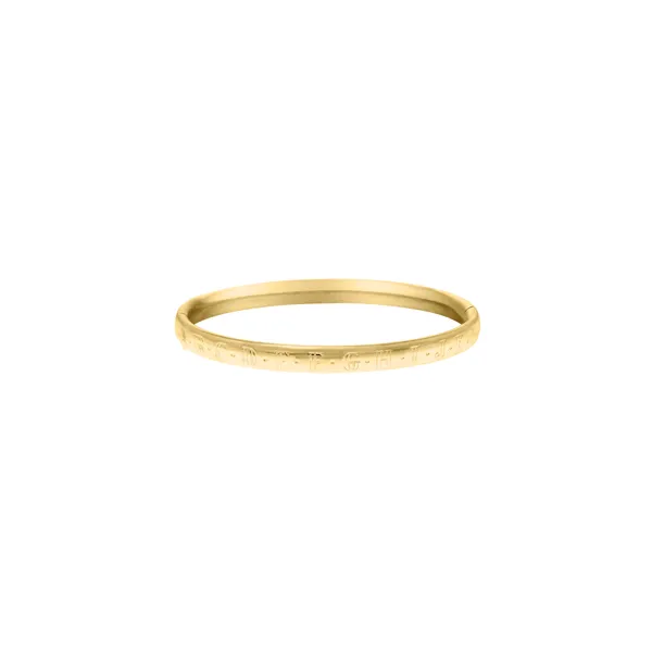 DeScenza Collection Gold Plated Children's bangle DeScenza Diamonds Boston, MA