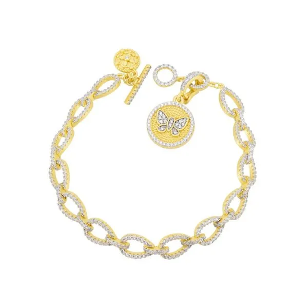Freida Rothman Bloom Butterfly Bracelet DeScenza Diamonds Boston, MA