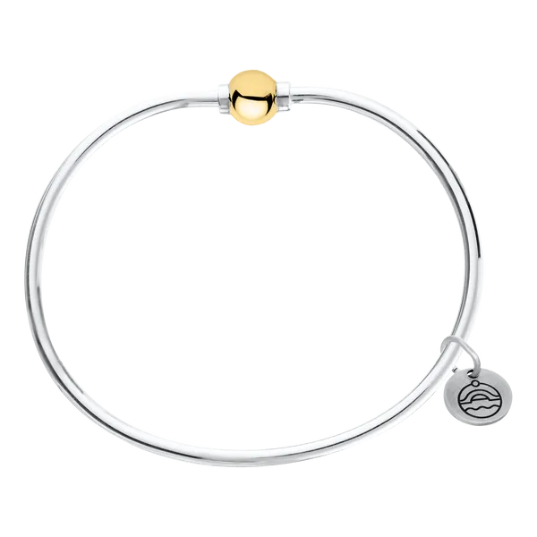 Sterling SIlver & Yellow Gold 8