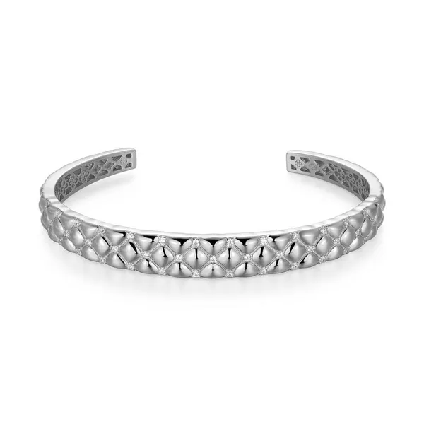Charles Garnier Silver Cuff Bracelet DeScenza Diamonds Boston, MA