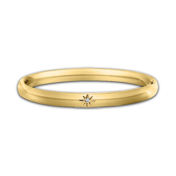 DeScenza Collection Gold Filled Baby Bangle DeScenza Diamonds Boston, MA