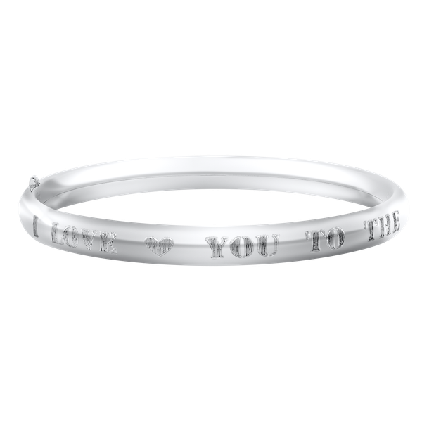 DeScenza Collection Silver Baby BangleBracelet DeScenza Diamonds Boston, MA