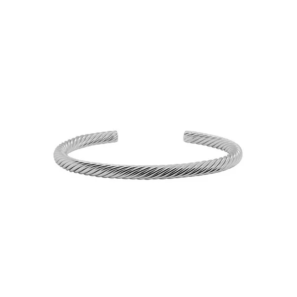 DeScenza Collection Silver Twist Bracelet DeScenza Diamonds Boston, MA