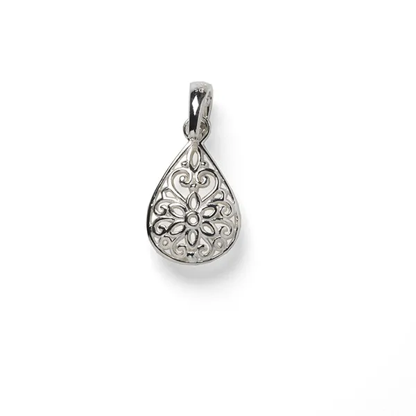 DeScenza Collection Silver Pendant DeScenza Diamonds Boston, MA