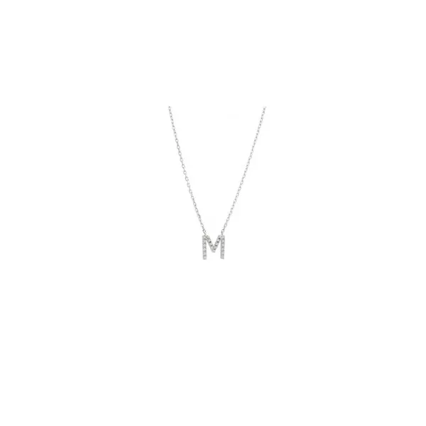 DeScenza Collection Silver Initial 