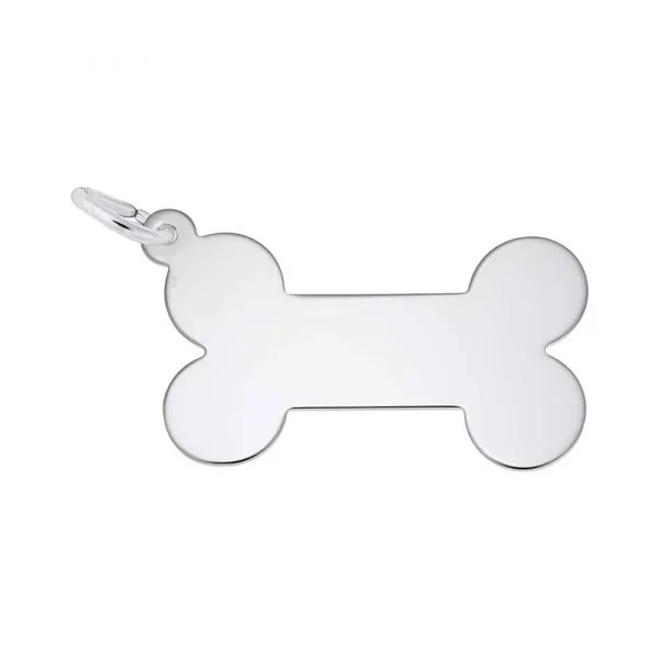 Sterling Silver Dog Bone Charm DeScenza Diamonds Boston, MA