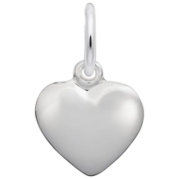 DeScenza Collection Silver Heart charm DeScenza Diamonds Boston, MA