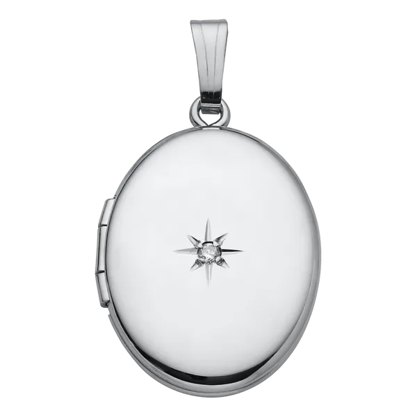 Descenza Collection Sterling Locket DeScenza Diamonds Boston, MA