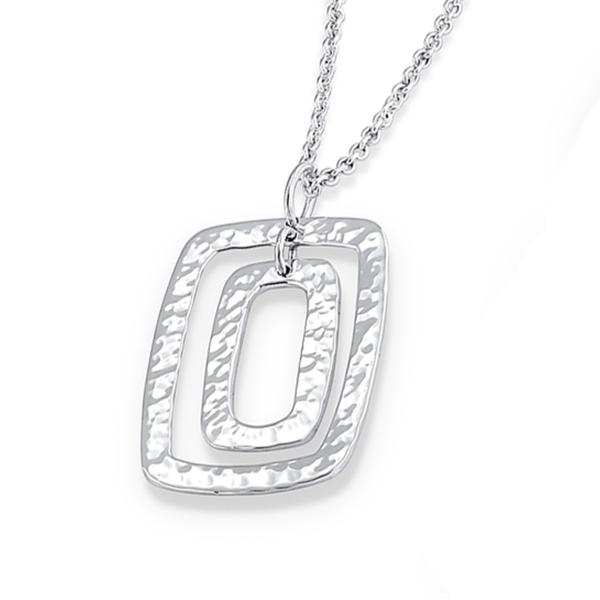 Zina Silver Necklace DeScenza Diamonds Boston, MA