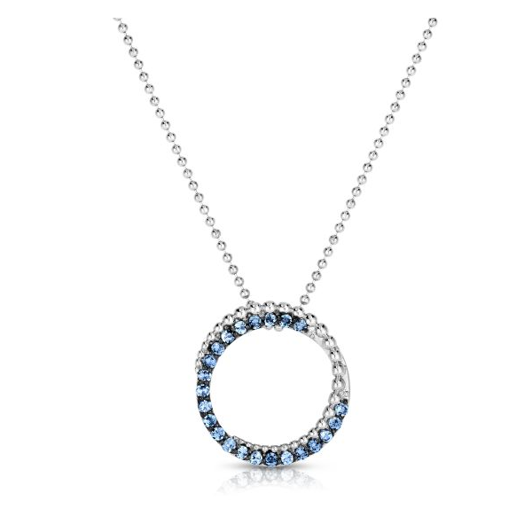 DeScenza Collection Blue Topaz Necklace DeScenza Diamonds Boston, MA