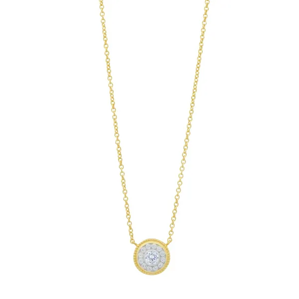 Freida Rothman Button Pendant Image 2 DeScenza Diamonds Boston, MA