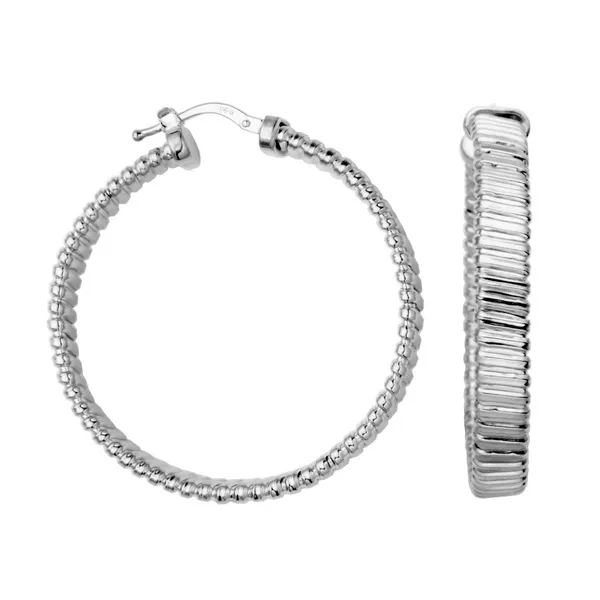 Charles Garnier Hoop Earrings DeScenza Diamonds Boston, MA