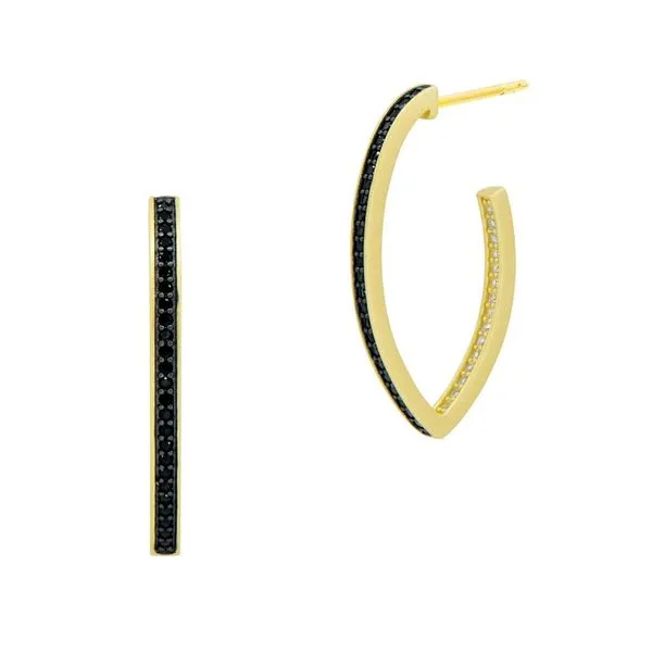 Freida Rothman Hoop Earring DeScenza Diamonds Boston, MA