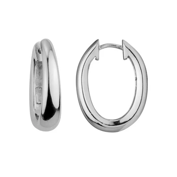 Sterling Silver Hoop Earrings DeScenza Diamonds Boston, MA
