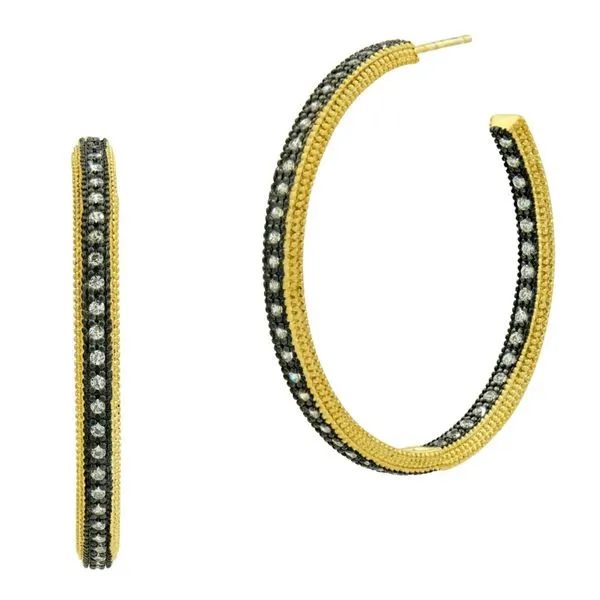 Freida Rothman Hoop Earring DeScenza Diamonds Boston, MA