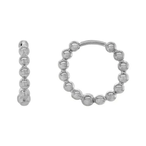 DeScenza Collection Sterling Silver Hoop Earrings DeScenza Diamonds Boston, MA
