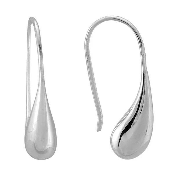 Sterling Silver Teardrop Earring DeScenza Diamonds Boston, MA