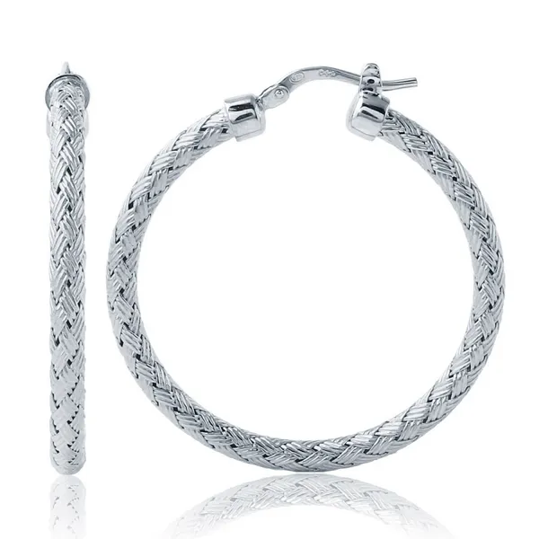 Charles Garnier Hoop Earrings DeScenza Diamonds Boston, MA