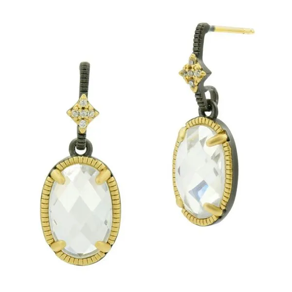Freida Rothman Dangle Earrings DeScenza Diamonds Boston, MA
