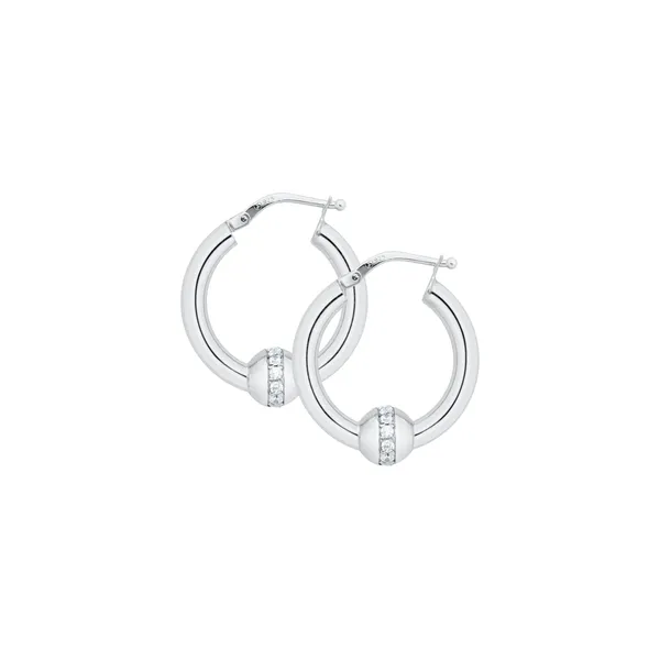 Sterling Silver Cape Cod Hoops DeScenza Diamonds Boston, MA