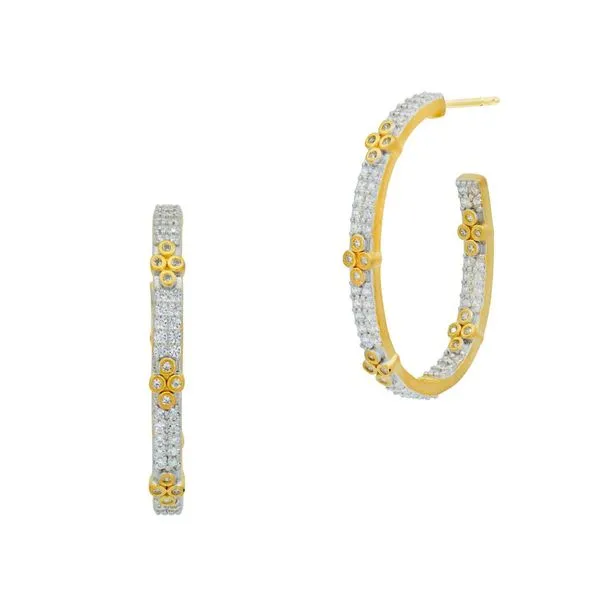 Freida Rothman Bloom Clover Earring DeScenza Diamonds Boston, MA