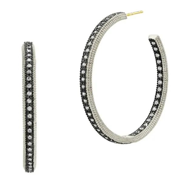 Freida Rothman Hoop Earring DeScenza Diamonds Boston, MA