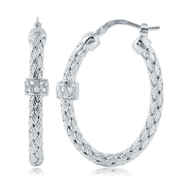 Charles Garnier Hoop Earrings DeScenza Diamonds Boston, MA