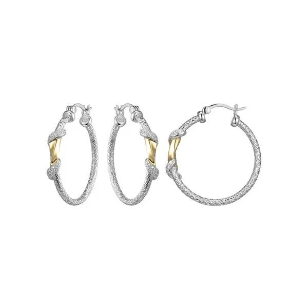 Charles Garnier Hoop Earrings DeScenza Diamonds Boston, MA