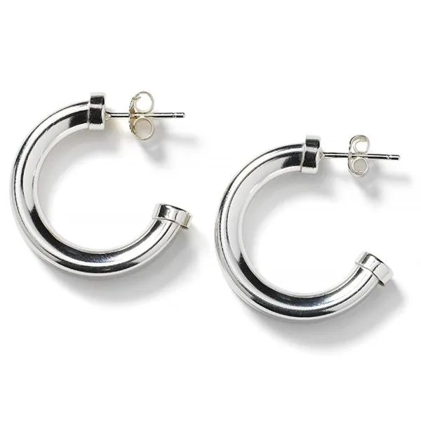 Sterling Silver Hoop DeScenza Diamonds Boston, MA