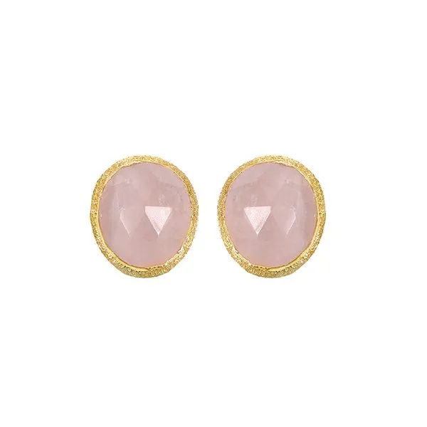 Jorge Revilla Rose Quartz Earrings DeScenza Diamonds Boston, MA
