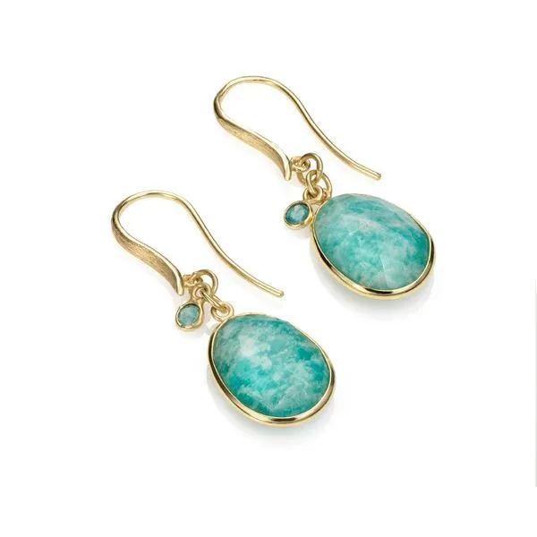 Jorge Revilla Amazonite Earrings DeScenza Diamonds Boston, MA