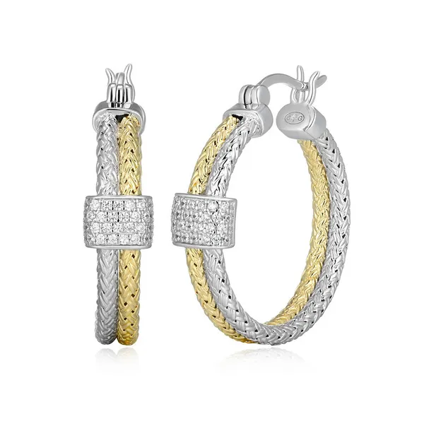 Charles Garnier Hoop Earrings DeScenza Diamonds Boston, MA