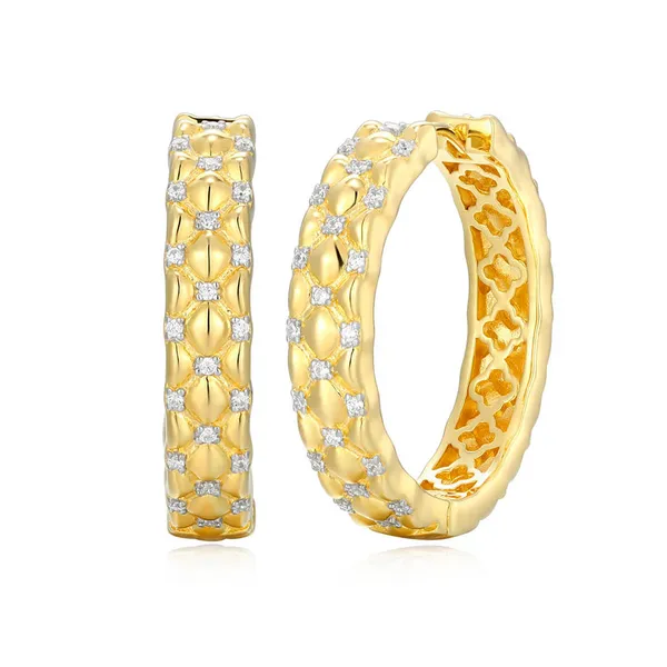 Charles Garnier Plated Hoop DeScenza Diamonds Boston, MA