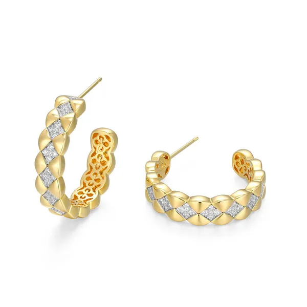 Charles Garnier Hoop Earrings Image 3 DeScenza Diamonds Boston, MA