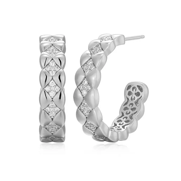 Charles Garnier Hoop Earrings DeScenza Diamonds Boston, MA