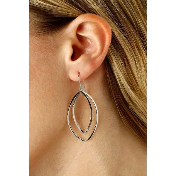 Silver Earrings Image 2 DeScenza Diamonds Boston, MA